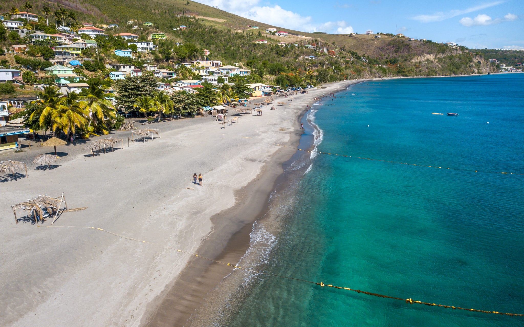 Beaches on Dominica might not be the main attraction, but they are blissful all the same